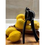 Renkli Döküm Limon Sıkacağı Limon Presi Büyük Boy Rennkli Metal Limon Sıkacağı Döküm Naranciye Sıkacağı Siyah