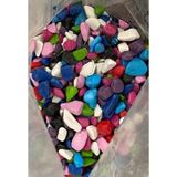 Renkli Dolomit taşı 1-3 cm 2 kg Dekoratif Bahçe Saksı Taşı | • Dayanıklı ve uzun ömürlü • İç ve dış mekân kullanımına uygundur.