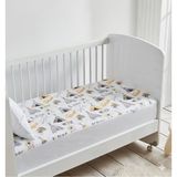Renkli Düşler Atölyesi Bebek ve Çocuk Yatak Koruyucu Alez Su Sıvı Geçirmez, Full Kenar Lastikli Fitted, %100 Pamuk Kapitone Yumuşak Nefes Alabilir Yatak Koruma Örtüsü - 70 x 110 cm