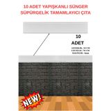 Renkli Duvarlar 10 Adet 70cmx10cm Kendinden Yapışkanlı Sünger Süpürgelik Bordür Duvar Paneli Kağıdı Tamamlayıcı çıta