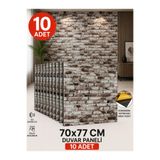 Renkli Duvarlar 10 ADET 70x77cm 3D Tuğla Kendinden Yapışkanlı Esnek Ofis Salon Ev Köpük Duvar Paneli Kağıdı NW208