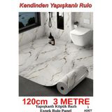 Renkli Duvarlar 120cm x 3 Metre Tek Parça Kendinden Yapışkanlı Esnek Köpük Rulo Yer Zemin Kaplama Paneli Kağıdı GLOX