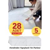 Renkli Duvarlar 28 ADET 30cmx60cm 5 m2 Alan Kaplar Mermer Desen Yapışkanlı Floor PVC-LVT Zemin Kaplama Paneli Salon