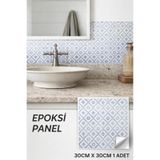 Renkli Duvarlar 30cm×30cm Bluessa Epoksi 1 Adet 3D Yapışkanlı Duvar Paneli Kağıdı Sticker Mutfak Banyo Salon Ofis