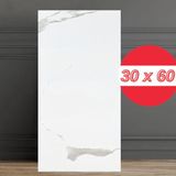 Renkli Duvarlar 30X60 cm Kendinden Yapışkanlı Duvar,banyo,tezgah arası kaplama Duvar Paneli Kağıdı Sticker cf-1003 - 30 x 60 cm - Beyaz - Gri