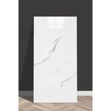 Renkli Duvarlar 30X60 cm Kendinden Yapışkanlı Duvar,banyo,tezgah arası kaplama Duvar Paneli Kağıdı Sticker CF-1035 - 30 x 60 cm - Beyaz