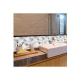 Renkli Duvarlar 3D Yapışkanlı Duvar Kaplama Paneli Mutfak Banyo Salon Ofis Döşeme 30×30cm Arabesk Çini Epoksi 1 Adet