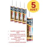 Renkli Duvarlar 5 Adet Strafor Duvar Paneli Yapıştırıcı Beyaz Silikonize Mastik Panel Duvar Çıtası Yapıştırıcısı