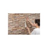 Renkli Duvarlar 70x38cm(0,26M2) Kahve Köpüğü Tuğla Arkası Yapışkanlı Esnek Silinebilir Duvar Paneli 3d Duvar Kağıdı