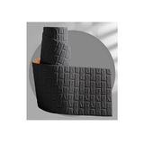 RENKLİ DUVARLAR 70x500cm (3,5 m2) Kendinden Yapışkanlı Duvar Kağıdı Esnek Köpük Paneli 3d Tuğla Desen Siyah