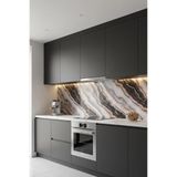 Renkli Duvarlar Alternatif Kaplama UV PVC Mermer Panel Pure Gold 1 Adet 60x120cm Ev Ofis Otel Duvar Kaplama Paneli