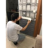 Renkli Duvarlar Beyaz 8Cm-117Cm 4 Adet Yapışkanlı Çıta Çerçeve Esnek Süpürgelik