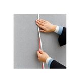 Renkli Duvarlar Beyaz Kendinden Yapışkanlı 1 Adet 0.8mm x 280cm Duvar, Mobilya Kenar Dekoratif Koruma Şeridi çıta