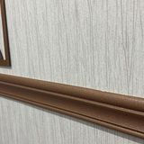 Renkli Duvarlar Kahverengi Düz 8cm-117cm Yapışkanlı Çıta Çerçeve SüpürgelikDÜZKAHVE