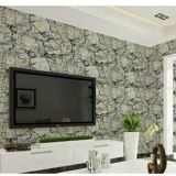 RENKLİ DUVARLAR Kayrak Taş Desen Yapışkanlı Esnek 3d Duvar Paneli Kağıdı 10 Adet