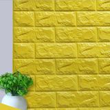 Renkli Duvarlar Kendinden Yapışkanlı 3D Duvar Kağıdı Paneli NW138-70x38 Cm