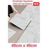 Renkli Duvarlar Kendinden Yapışkanlı 45x45cm 1 Adet Floor Pvc Yer Zemin Banyo Wc Kaplama Paneli Parke Arkası Kauçuk