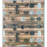 RENKLİ DUVARLAR Kendinden Yapışkanlı Açık Kahve Köşesi Mutfak Salon Kafe Duvar Kağıdı Paneli 70x70cm 1 Adet NW172