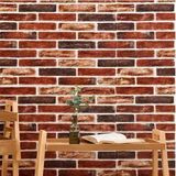 Renkli Duvarlar Kendinden Yapışkanlı Çok Renkli Taş Tuğla Desen Salon Ofis Duvar Kağıdı Paneli 70X35CM 1 Adet W149 - 70 x 35 cm