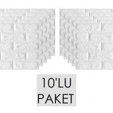 Renkli Duvarlar Kendinden Yapışkanlı Duvar Kağıdı 10 Adet 70X38 Cm