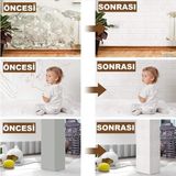 Renkli Duvarlar Kendinden Yapışkanlı Esnek Köpük Duvar Kağıdı Paneli 3D Boyutlu Tuğla Desen - 70 x 54 cm
