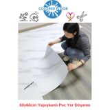 Renkli Duvarlar Kendinden Yapışkanlı Floor Pvc Panel Yer Zemin Kaplama Paneli Arkası Kauçuklu 60X60cm 1 Adet 6216