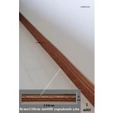 Renkli Duvarlar Kendinden Yapışkanlı Kahverengi Motifli Süpürgelik Tablo Tavan Süpürgelik 8cmx110cm 1 ADET