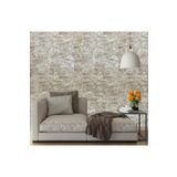 Renkli Duvarlar Kendinden Yapışkanlı Salon Antre Mutfak Kaplama Bej Tuğla Duvar Kağıdı Paneli 70X38cm 1 Adet NW125