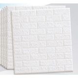 Renkli Duvarlar Kendinden Yapışkanlı Sünger Tuğla Duvar Paneli 70X77 cm 6 Adet