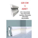 Renkli Duvarlar Polimer Lake Beyaz Ledli Süpürgelik 11.5cm x 120cm 1 Adet Salon Ev Ofis Koridor Parke Süpürgelik