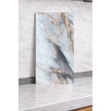 Renkli Duvarlar Shiny Bakır Mermer Desenli 60x30cm Yapışkanlı Mutfak Banyo Kaplama Duvar Paneli Kağıdı TX-092