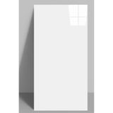Renkli Duvarlar Shiny Düz Kırık Beyaz Parlak 30x60cm Yapışkanlı Mutfak Banyo Kaplama Köpük Duvar Paneli Kağıdı