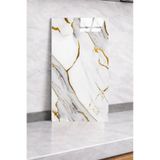 Renkli Duvarlar Shiny Yaldız-Gold Mermer Desenli 60x30cm Yapışkanlı Mutfak Banyo Kaplama Duvar Paneli Kağıdı ls6010
