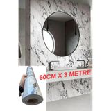 Renkli Duvarlar Tek Parça 3 Metre Yapışkanlı Rulo Antrasit Mermer Desenli Duvar Paneli Kağıdı Silinebilir TX015-MAXİ