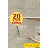 Renkli Duvarlar TX-058 20 Adet Fayans Mermer Sünger Duvar Kendinden Yapışkanlı Ev Dekorasyonu Duvar Paneli Kağıdı