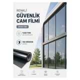 Renkli Güvenlik Cam Filmi 152 X30 Mt %50