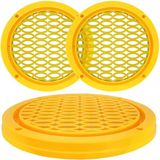 Renkli Hoparlör Kapak 20Cm Led Takılabilir 2 Adet Sarı