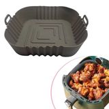 Renkli Isıya Dayanıklı Yıkanılabilir Silikon Fırın Ve Airfryer Kare Model Pişirme Matı 20 Cm