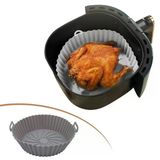 Renkli Isıya Dayanıklı Yıkanılabilir Silikon Fırın Ve Airfryer Yuvarlak Pişirme Matı 20 Cm (Timya/Go1395) 201242