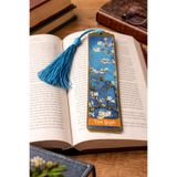 renkli izler atölyesi Sanatsal Tablo Temalı Metal Kitap Ayracı (Van Gogh-Badem Çiçekleri)