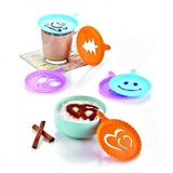 Renkli Kahve Süsleme Şablonları 4'lü Set - Magic Kahve Dekorasyon Aparatı