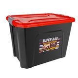 RENKLİ KAPAK YOK 60 Litre Superbag Saklama Kutusu SİYAH KAPAKLI Rankli Kapak Bitti 60 LT