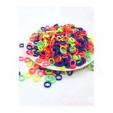 Renkli kids Renkli Mini Havlu Lastik Toka Seti Kız Çocuk Lastikli Saç Tokası 20 Adet - 2 CM