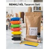 Renkli Kil Tasarım Seti, Renkli Seramik Hamuru Kil Çamuru, Zıplayan Kil, Köpük Oyun Hamuru