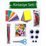 Renkli Kırtasiye ve Hobi Malzemeleri Seti, Eğlence ve Öğrenme Için Ideal Seçenek - Antrasit - Seçenek 1