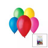 RENKLİ KLASİK BALON 10 İNÇ - 26CM - 100PCS (5250)