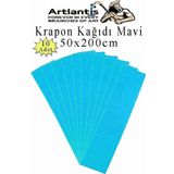 Renkli Krapon Kağıdı 50X200 Cm 10 Adet Renkli Grapon Kağıdı Okul Sınıf Etkinlik Kreş Okul Öncesi Kırapon Grafon