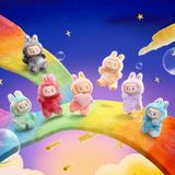 Renkli Labubu Oyuncak Anahtarlık - Sürpriz ve Eğlenceli Tasarım - Labubu Peluş Kutulu Labubu Wenter