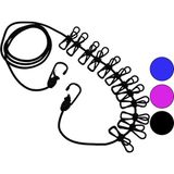 Renkli Lastik 12PCS Metal Mandallı Çamaşır Ipi (4604)