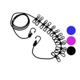 RENKLİ LASTİK 12PCS METAL MANDALLI ÇAMAŞIR İPİ (5264)